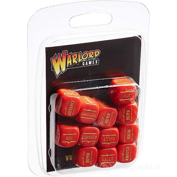WLWGB-DICE-15 - Bolt Action Orders Dice - Red (12)